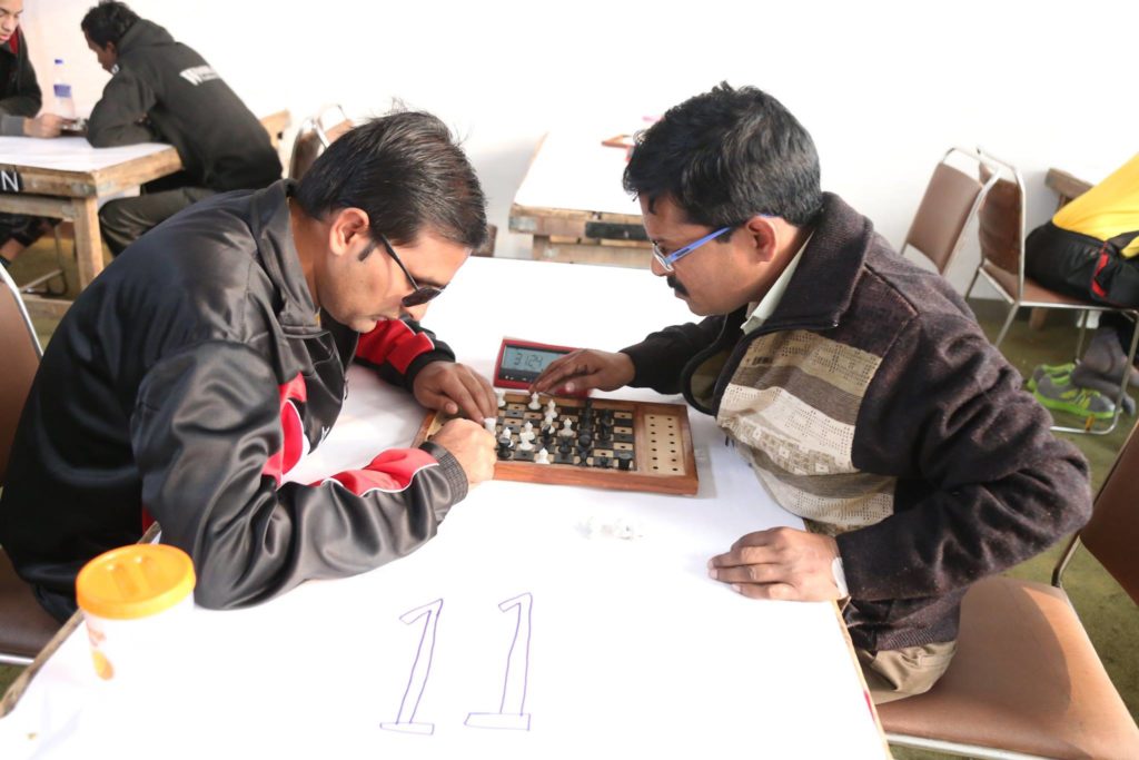 Chess Competition for the Blind at the 21st National Athletics Championship