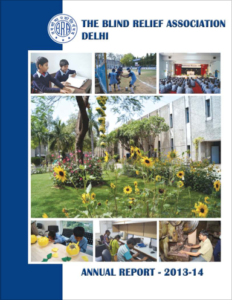 Front Cover of Annual Report 2013-14