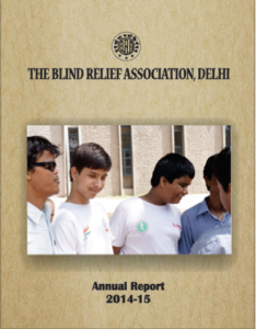Front Cover of Annual Report 2014-15