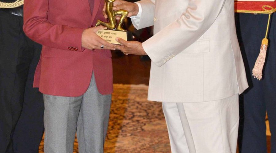 Arjuna Award for Ankur Dhama