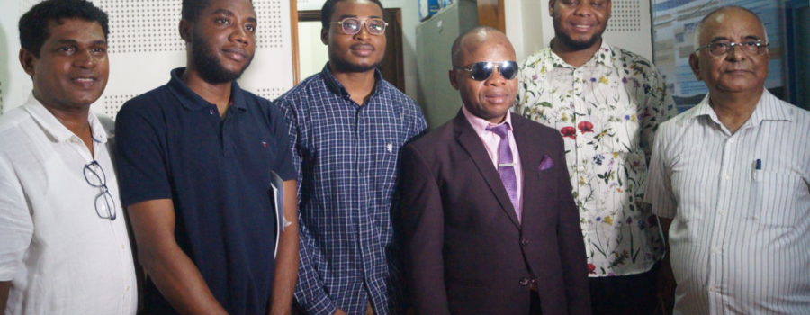 Visit of Dr. Christopher Nwanoro