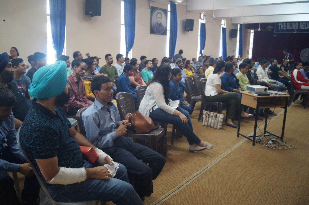 The trainees sitting along with their respective mentors