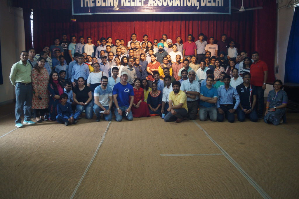 A group photo of the trainees and mentors