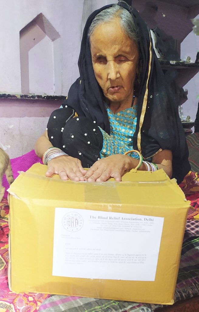 Ration kits distributed to visually impaired persons