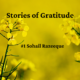 #storiesofgratitude – Sohail Razeeque