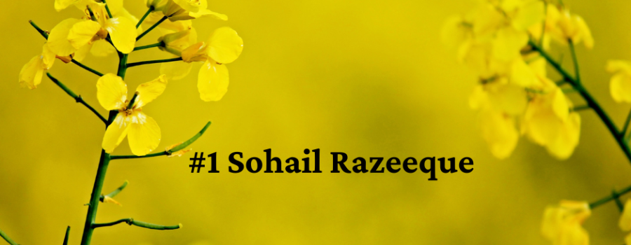 #storiesofgratitude – Sohail Razeeque